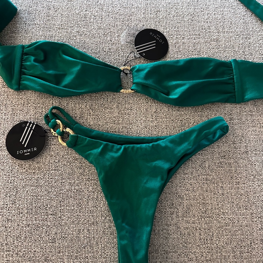 Sommer Swim Green Bikini Set